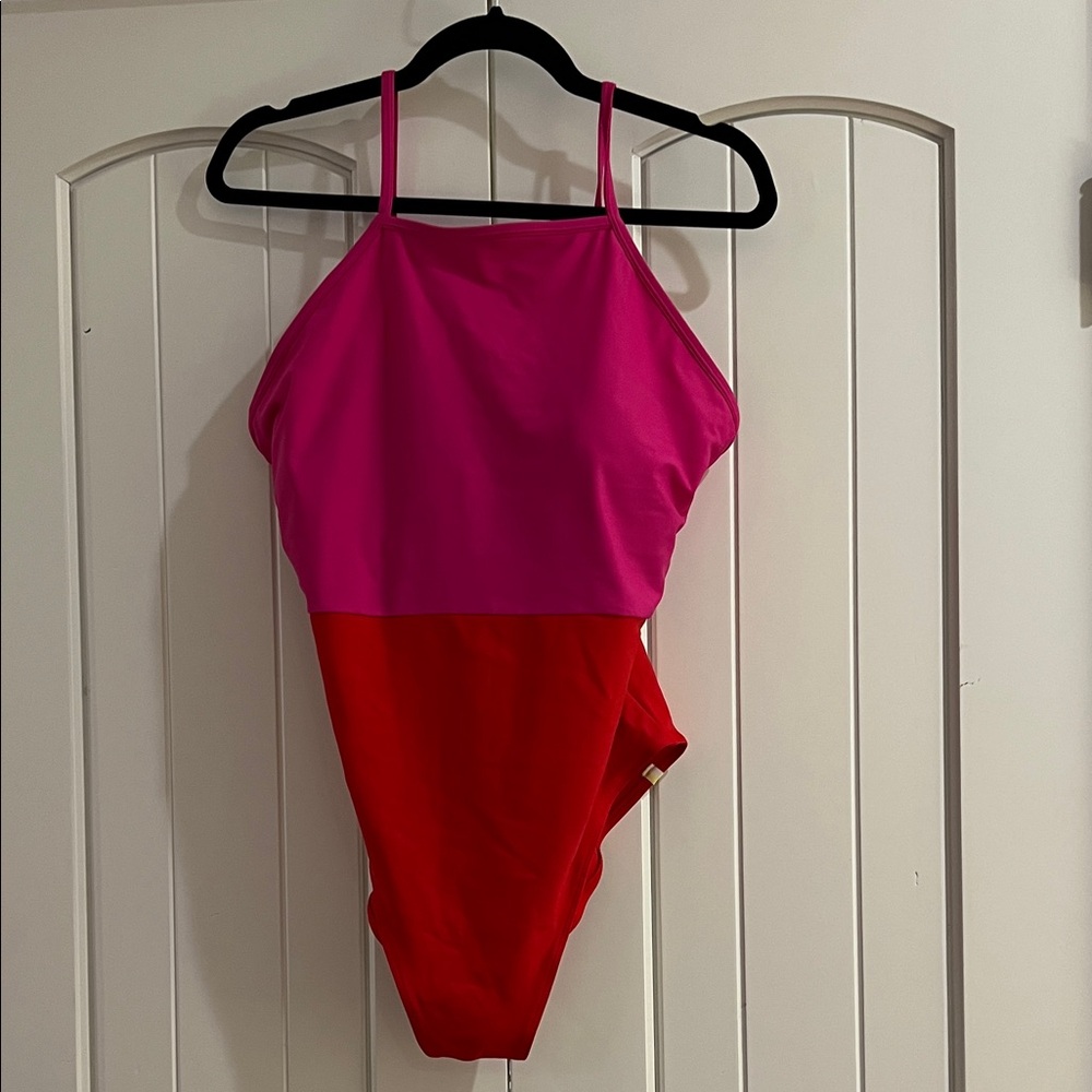 Summersalt Vibrant Pink and Red Swimsuit